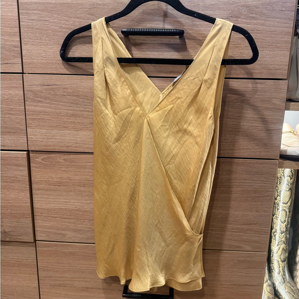 Vince Gold Sleeveless Top